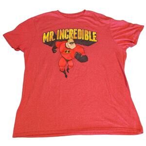 Men's 'Mr. Incredible' Short Sleeve Graphic T-Shirt - Large - Disney - Red